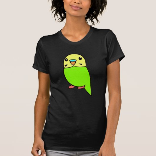 緑のインコTシャツ Tシャツ (正面)