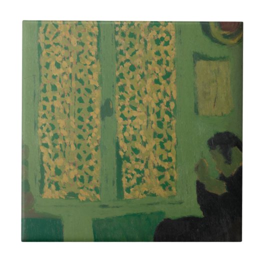 緑のインテリア タイル (正面)