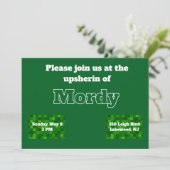 緑のウプシェリン招待状 招待状 (スタンド正面)