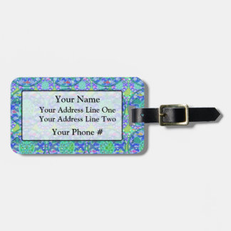 緑のウミガメの荷物のラベル ラゲッジタグ