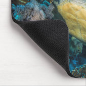 緑のウミガメ|の紅海 マウスパッド (コーナー)