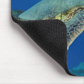 緑のウミガメ マウスパッド (コーナー)