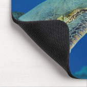 緑のウミガメ マウスパッド (コーナー)