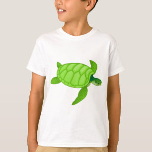緑のウミガメ Tシャツ