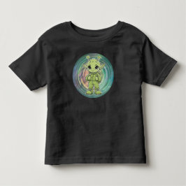 緑のエイリアン トドラーTシャツ