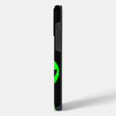 緑のエイリアン iPhoneケース (左側面)