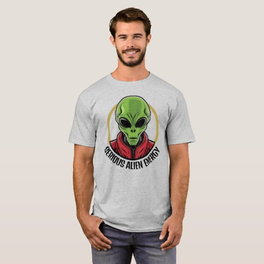 緑のエイリアン Tシャツ (正面フル)
