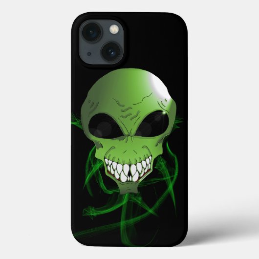 緑のエイリアンApple iPhone 8/7、タフな電話ケース Case-Mate iPhoneケース (裏面)