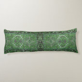 緑のエキゾチックなペルシャの敷物の再生、 ボディピロー (裏面)