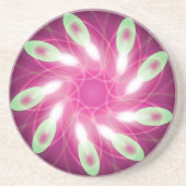 緑のエスケープ紫 コースター (正面)