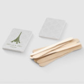 緑のエッフェルタワーダマスクウェディングフライトハンドファン ハンドファン (組立なし)