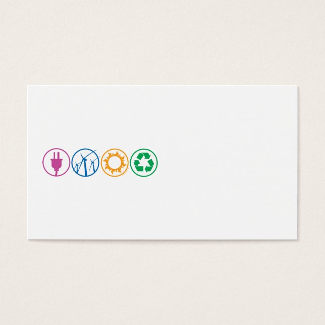 緑のエネルギー記号 (正面)