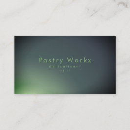 緑のエレガントグローのグラデーシグラデーションョン 名刺