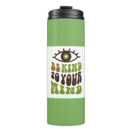 緑のエレガントスタイルの熱タンブラーを飲む。 タンブラー