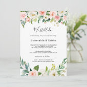 緑のエレガントフローラ誓の更新 招待状 (スタンド正面)