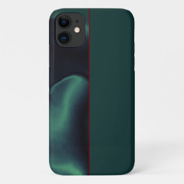 緑のエレガントフローラiPhoneケース iPhone 11 ケース