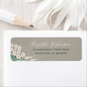 緑のエレガント葉 ラベル (インサイチュ)