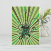 緑のエレキギター 招待状 (スタンド正面)