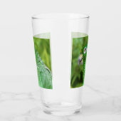 緑のオウム – ガラス タンブラーグラス (左)