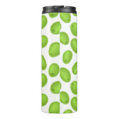 緑のオリーブのパターン タンブラー (裏面)