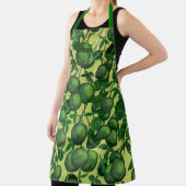 緑のオレンジのエプロン エプロン (インサイチュ)