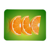 緑のオレンジ色の部分 マグネット (横)