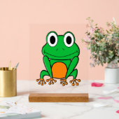 緑のカエル アクリルサイン (ウェディング)
