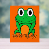 緑のカエル アクリルサイン (ニュートラル)