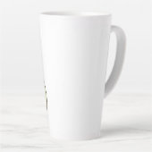 緑のカエル カフェラテマグ (右アングル)