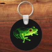 緑のカエル キーホルダー (正面)