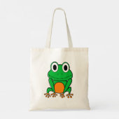 緑のカエル トートバッグ (裏面)