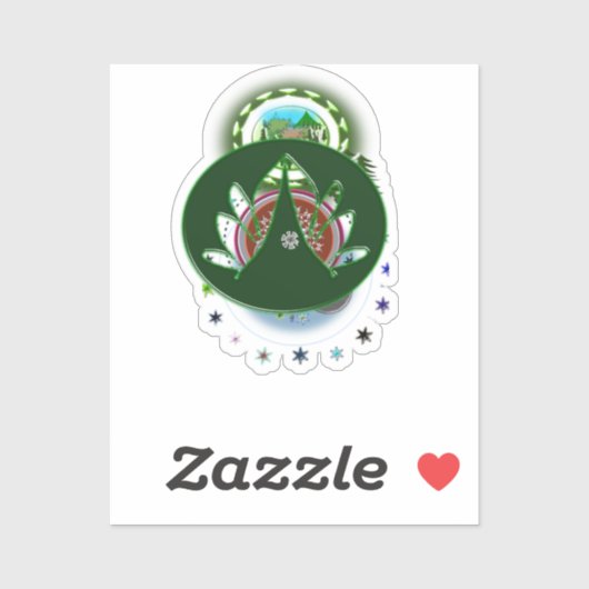 緑のカスタムビニールシール シール (シート)