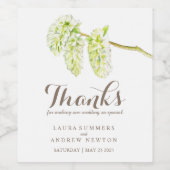 緑のカチ結婚ンのカスタムワインラベル ワインラベル (シングルラベル)