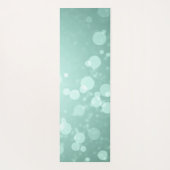 緑のカッコいい《写真》ぼけ味 – 自分の落ち着きを作成 ヨガマット (裏面)