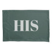 緑のカップルエレガント家族のモダン素朴な装飾 枕カバー (正面左)