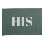 緑のカップルエレガント家族のモダン素朴な装飾 枕カバー (正面右)