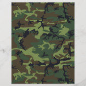 緑のカモフラージュ, カモフラージュ, 軍, 陸軍 チラシ (裏面)