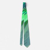 緑のカラフル抽象芸術 ネクタイ (裏面)