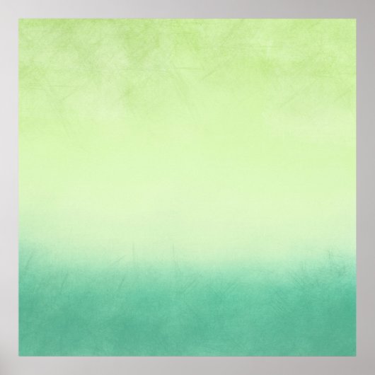 緑のカラフル黄色 ポスター (正面)