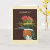 緑のカワセキカードのハビエル カード (黄色い花)