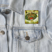 緑のカーニバルスイングライドヴィンテージ写真スタイリッシュ 缶バッジ (インサイチュ)