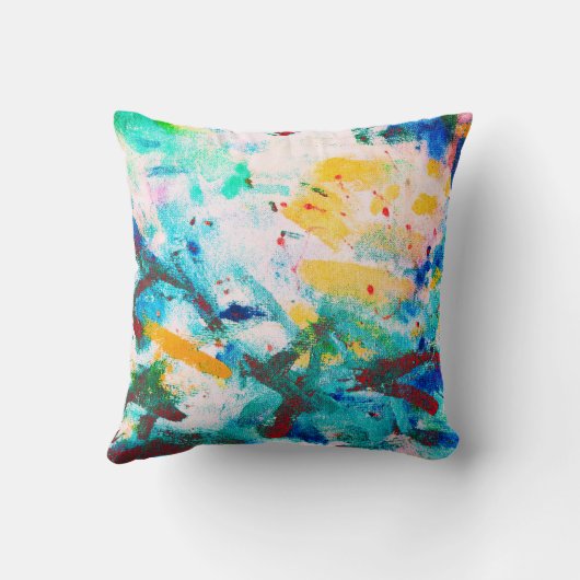 緑のカ芸術的ンバ。紫のカッコいいイラストレーション。または クッション (裏面)