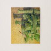 「緑のガラス製品」 ジグソーパズル (縦)