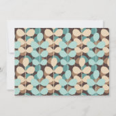 緑のキヅタの男の赤ちゃんの誕生の発表 案内状 (裏面)