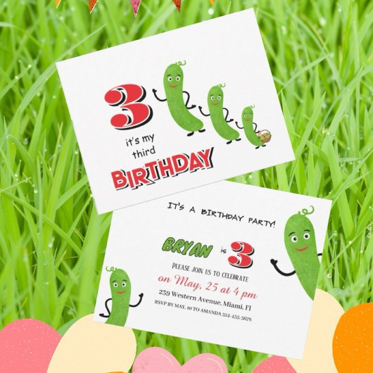 緑のキュウリ 招待状