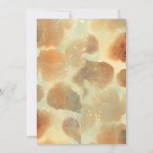 緑のキリン赤ちゃんシャワー 招待状 (裏面)