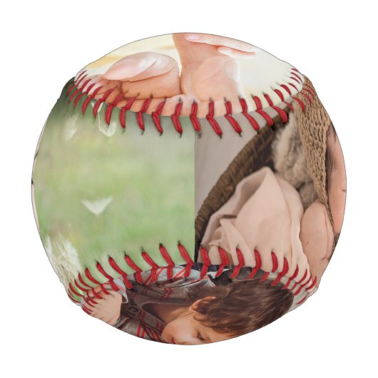 緑のキープサク4じいちゃんのフォトコラージュ 野球ボール (裏面)