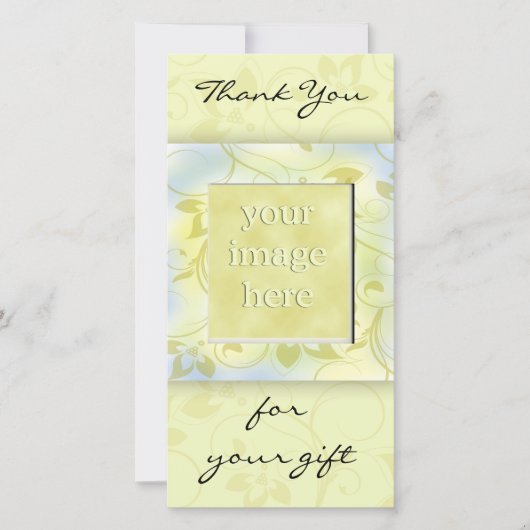 緑のギフトをありがとう サンキューカード (正面)