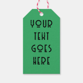 緑のギフトラベル変更テキストはこちらギフトラベル ギフトタグ