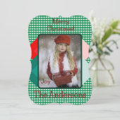 緑のギンガムと赤い三角形の写真を追加 シーズンカード (スタンド正面)